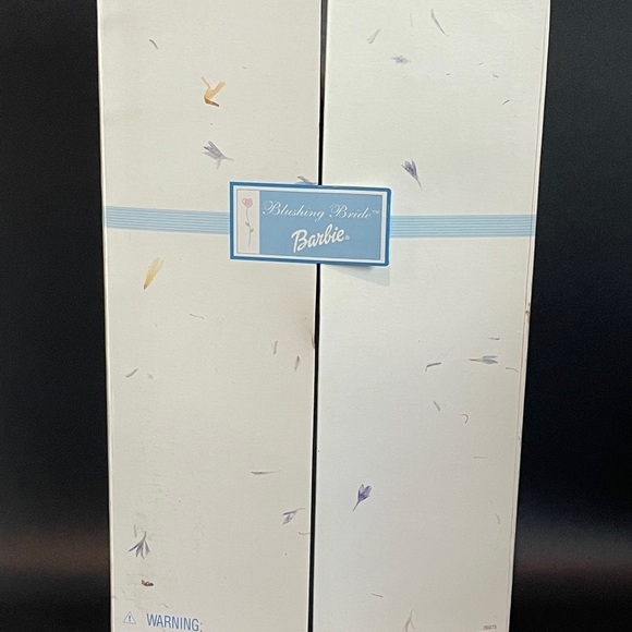 Barbie Blushing Bride Doll with White and Blue Accents - Picture 10 of 14